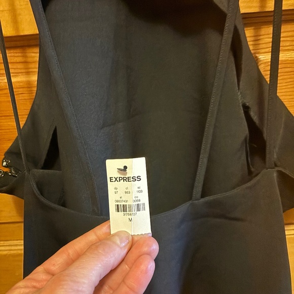 Black, back strapped halter - Picture 1 of 8